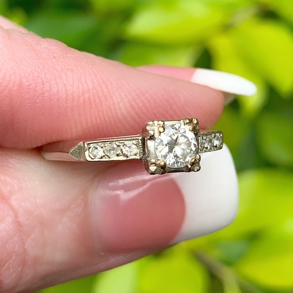 SOLD 🔥 14K 0.33 ctw Diamond Engagement Ring - Picture 3 of 8